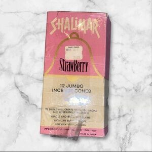 Vintage SHALIMAR open cone incense package